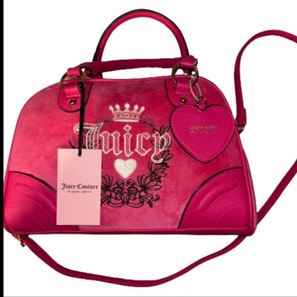 Pink Juicy Couture Velour Bag